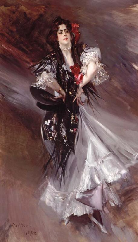 Giovanni Boldini The Spanish Dance,Portrait of Anita Sweden oil painting art